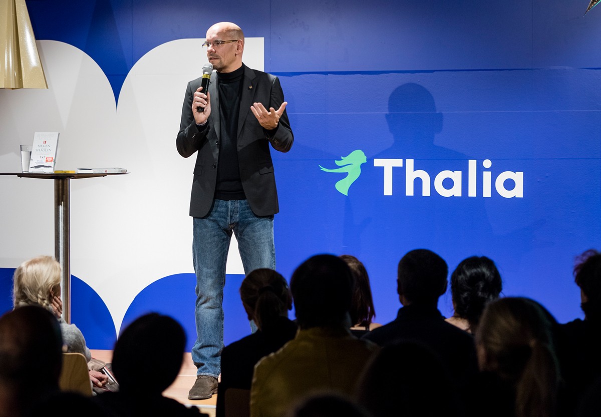 Bernhard Moestl bei einem Vortrag