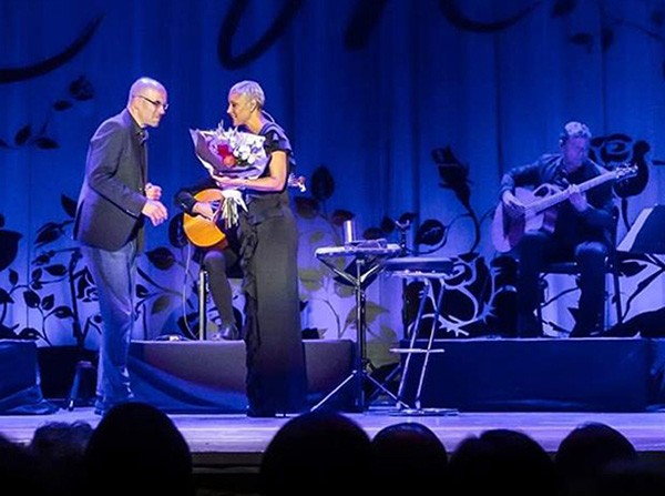 Moderator beim Mariza Konzert in Bukarest, 2020